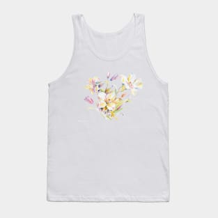 Color pencil of Easter Lilies Tank Top